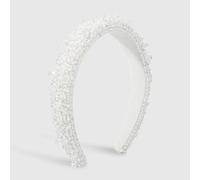 MQPALZKD Headband cross border gravel exaggerated heavy geometric national thunder band female(Argento)