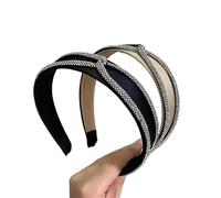 MQPALZKD Headband Super Flash Diamond Cross Everything Out Headband Hair Clip Headdress