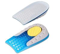 MQPALZKD Height Increase Insole TPE Silic Gel Heighten Lift Half Shoes Pad Soft Comfort Inner Growing Heel Sole(1CM)