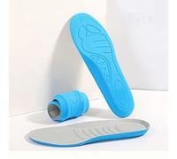 MQPALZKD High Elastic Sport Running Insoles Soft Light Stretch Cotton Shoes Pad Arch Support Breathable Insole Men Women(EU(43-46))