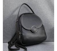 MQPALZKD Ladies Bag Fashion Lychee Texture Ladies Backpack Backpack Trend Versatile Fashion Temperament Leather Backpack