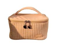 MQPALZKD Lazy Person Storage Bag, Portable Travel Makeup Bag, Large Capacity Solid Color Portable wash Bag