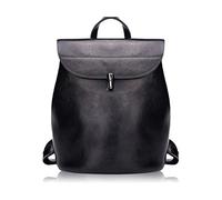 MQPALZKD Leather Women's Backpack Shoulder Cosmetic Bag Handbag School Backpack
