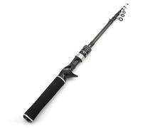 MQPALZKD Light Shrinkage Horse Mouth Pole Road Ya Fishing Small Fish Rod Backpack Pole(Argento,1.9m)