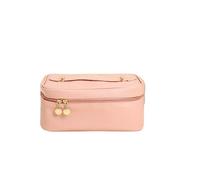 MQPALZKD Makeup Bag for Women's Retro Cosmetics Storage Bag PU Convenient Portable Large Capacity wash Bag