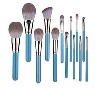 MQPALZKD Makeup Brush 13pcs Synthetic Hair Brushes Set-powder Blush Foundation Eyeshadow Beauty Brochas