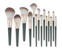 MQPALZKD Makeup brush 14pcs loose powder powder blusher repair brush complete set of beauty tools
