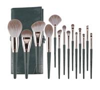 MQPALZKD Makeup brush set 14 pieces of powder powder blusher repair brush, complete set of beauty tools,