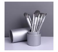 MQPALZKD Makeup Brush Set PU Bucket Organizer Soft Wood Handle Loose Brush Concealer Brush Full Set Makeup Brush(D)