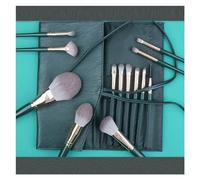 MQPALZKD Makeup brush set, soft, 13 pieces, portable eye shadow brush, powder blusher brush, beauty tool