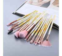 MQPALZKD Makeup Brushes Set for Cosmetic Foundation Blush Eyeshadow Blending Make Up Brush Beauty Tool(Argento)