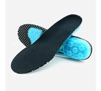 MQPALZKD Mesh Breathable Stretch Running Cushion Insoles for Feet Man Women Insoles for Shoes Sole Orthopedic Pad Memory Foam(Svart,41-45cm)