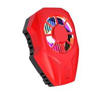 MQPALZKD Mobile Phone Clip Radiator Game Radiator Cooling Fan Portable Powered Cellphone Gaming Cooler Heat Sink(Rosso)