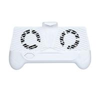 MQPALZKD Mobile Phone Game Controller Handle Cooling Fan Power Desktop Bracket Radiator(Wit)
