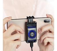 MQPALZKD Mobile Phone Radiator Gaming Universal Game Cooler System Portable Fan Holder Heat Sink(Svart)