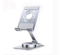 MQPALZKD Mobile Phone Stand Aluminum Alloy Portable Desktop 360 ° Rotating Folding Support Flat Universal