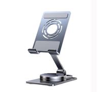 MQPALZKD Mobile Phone Stand Aluminum Alloy Portable Desktop 360 ° Rotating Folding Support Flat Universal