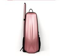 MQPALZKD Multifunctional Carbon Fiber PC Material Violin Backpack Violin Case 4/4 3/4 1/2 1/4 Waterproof Hard Case with Bow(D,3/4)