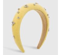 MQPALZKD Personality creative woolen temperament high headband solid color rhine-diamond elegant headband(black-Soul Eater1)