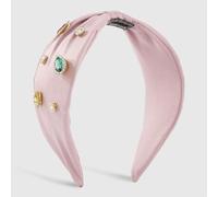 MQPALZKD Personality cross wide edge press release hair band temperament color drill bit hoop female(D)