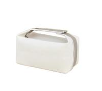 MQPALZKD Portable and Portable Canvas Makeup Bag, Large Capacity Travel wash Bag, Multifunctional Cosmetic Storage Bag