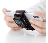 MQPALZKD Portable Cooling Fan Game Mobile Phone Cooler Game Heatsink Audio Aux Radiator(Argento)