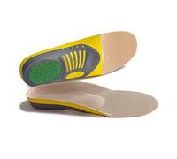 MQPALZKD Premium Orthotic Gel Insoles Orthopedic Flat Foot Sole Pad for Shoes Insert Arch Support Pad(Argento,L EU41-46)