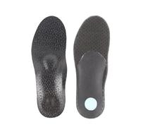 MQPALZKD PU Leather Orthotic Insole for Flat Feet Support Orthopedic Shoes Sole Insoles for Feet Suitable Men Women O/X Leg(23.5cm)