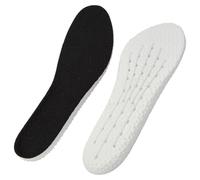 MQPALZKD PU Pattern Road Elastic Sports Insole Comfortable Cushioned Power Rebound Foot Protection Can Be Tailored Insole(41-42)