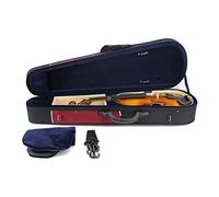 MQPALZKD Red and Black Stitched Oxford Grand Violin Cassette Straps for 4/4 3/4 1/2 1/4 1/8 1/16 Violins(1/4)
