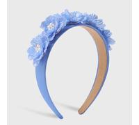 MQPALZKD Resin simulation three-dimensional flower headband sweet temperament imitation pearl headband(Argento)