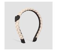 MQPALZKD Retro temperament design feeling braid hair hoop cold wind love hoop(D)