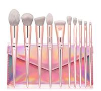 MQPALZKD Set Of 10 Makeup BrushesPink Loose Powder Eye Shadow Brush SetBrush Beauty Tools