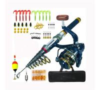 MQPALZKD Short Sea Pole Set Luya Pole Full Set with Bag Fishing Rod Set(2.1m)