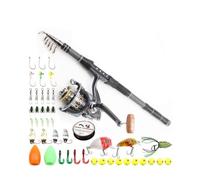 MQPALZKD -short Sea Rod Set Spinning Wheel Fishing Gear Package Fish Hook Road Subbait Set Far Into The Shrink Rod(1.8m)