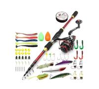 MQPALZKD Shrink Road Sub Rod Set Straight Handle Road Sub Spinning Wheel Road Sub Bait Combination Fishing Gear(2.4m)