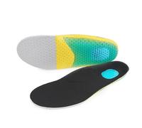 MQPALZKD Silicone Foam Men Women Orthotic Soft Running Insoles Support Cushion Sport Insert Shoe Pad Flatfoot Ankle(S)