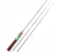 MQPALZKD Soft Solid Rod Road Sub Rod Electroplating Seven Color Fishing Rod(D,1.68m)