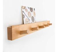 MQPALZKD Solid Wood Hook Creative Contracted More Rows Coatrack Multi-Purpose Receives Wall Act The Role Ofing Household Decorations