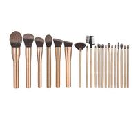 MQPALZKD Spot Rose Gold Brushed 20 Makeup Brush Set Eyeshadow Blush Highlighter Brush Beginner Beauty Tools