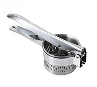 MQPALZKD Stainless Steel Puree Garlic Presser Kitchen Tools Potato Masher Ricer Vegetable Fruit Press Maker Gadget Accessories