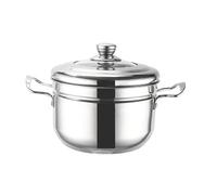 MQPALZKD Stainless Steel Steamer Soup Pot Thickened Household Universal Induction Cooker
