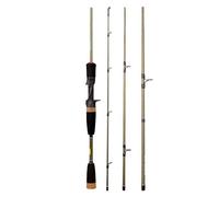 MQPALZKD Steel Rod Carbon Spinning Casting Fishing Rod With 1.8m 2.1m Baitcasting Rod for Bass Pike(Argento,2.1m)