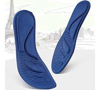 MQPALZKD Stretch Breathable Deodorant Running Cushion Insoles for Feet Man Women Insoles for Shoes Sole Pain Relief Soft Pads(L EU 41-45)