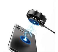MQPALZKD Suspended Mobile Phone Cooler Portable Cooling Fan Adjustable Holder Heat Sink for Mobile Radiator Game Pad(Argento)