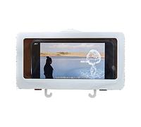 MQPALZKD Tablet or Phone Holder Waterproof Case Box Wall Mounted All Covered Mobile Phone Shelves Self-Adhesive Shower Accessories