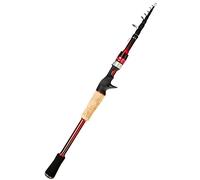 MQPALZKD Telescopic Subpole Set M Adjustable Handle Long Throw Portable Fishing Rod Sea Rod(Argento,2.7m)