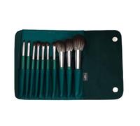 MQPALZKD Ten Piece Makeup Brush Set Practical Full Set Of Portable Makeup Brush Eye Shadow Powder Rouge Silkworm