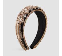MQPALZKD Thick sponge headband show the same headband cross-border heavy industry hair accessories(A)