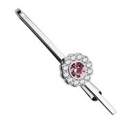 MQPALZKD Tie Bar Clips for Men Jewelry Clip Imitation-Plated with Crystal